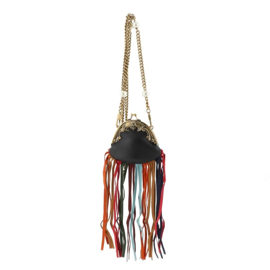Gucci animalier black leather handbag | Studio Nafay