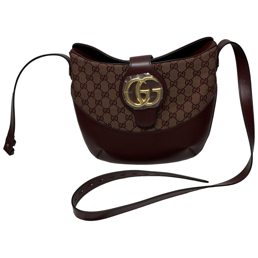Gucci arli burgundy cloth handbag | Studio Nafay