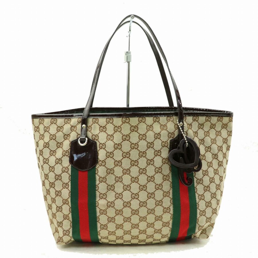 Brand Inspired Gucci Tote Bag Brown Canvas (SHC1-14280) | Studio Nafay