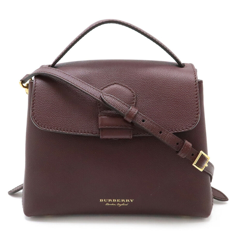 Burberry Check Canvas Leather 2way Bag | Studio Nafay