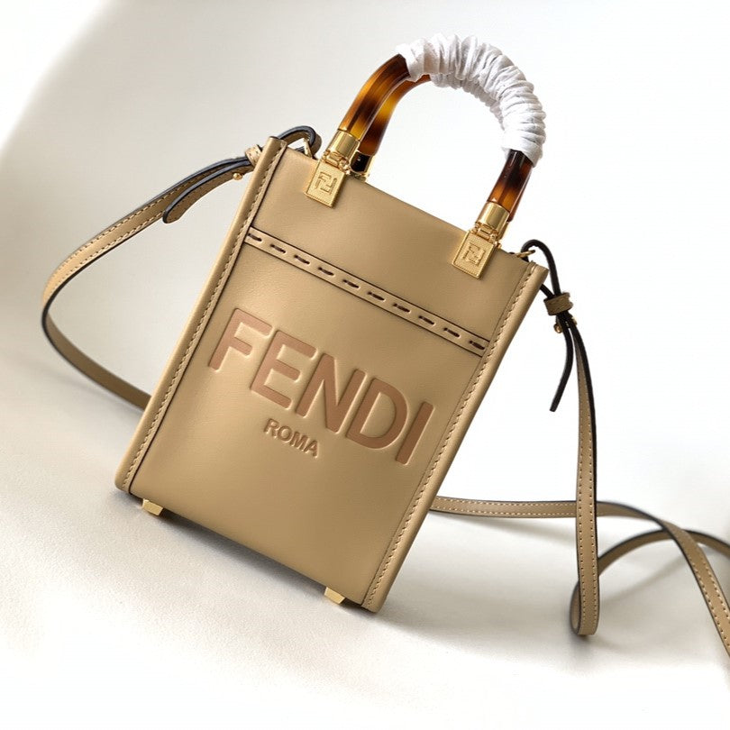 Fendi Sunshine beige bag – front view