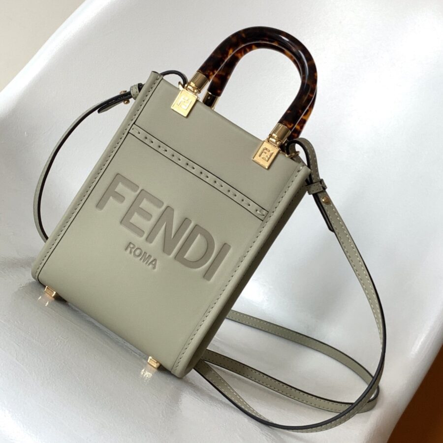 Fendi Sunshine grey bag – front view