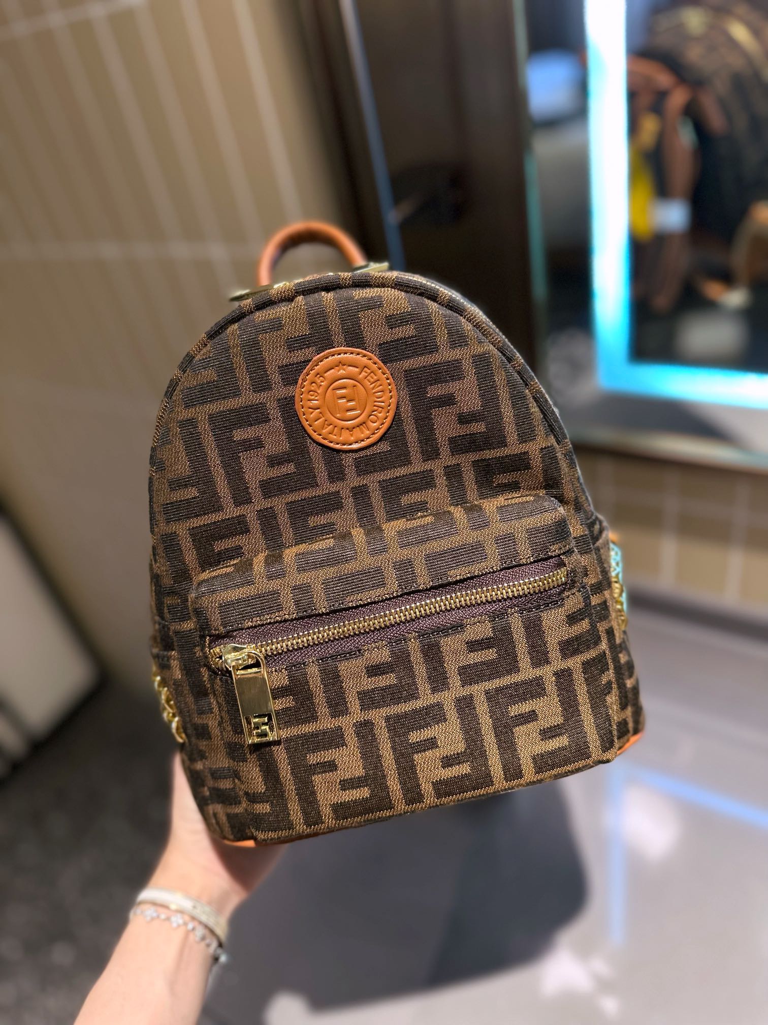 Fendi Backpack bag – front view