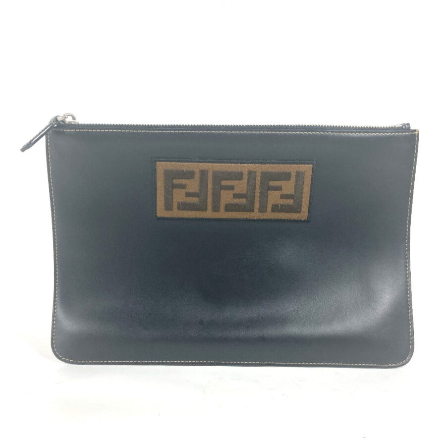 Fendi Pouch black bag – front view