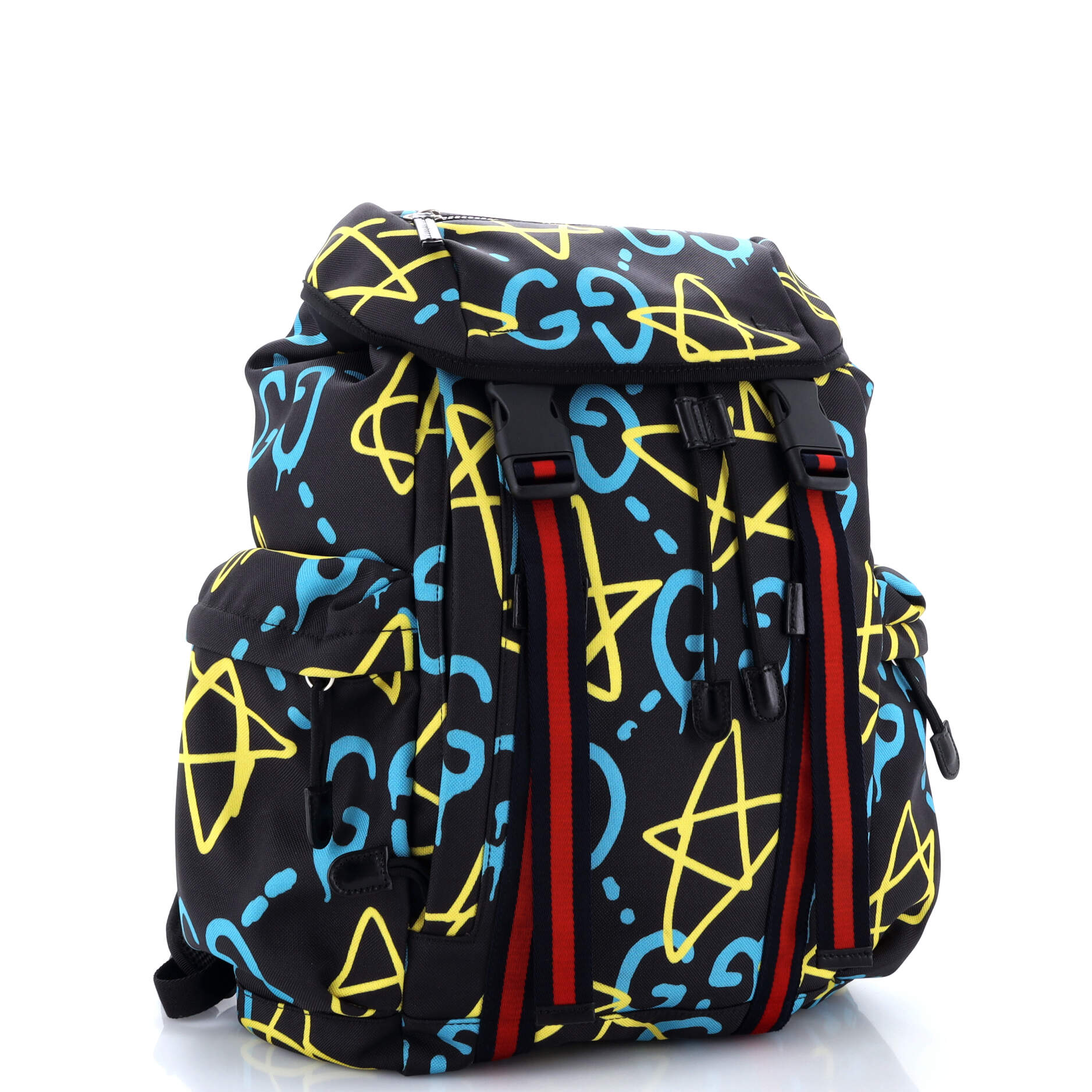 Techpack Rucksack GucciGhost Print Canvas