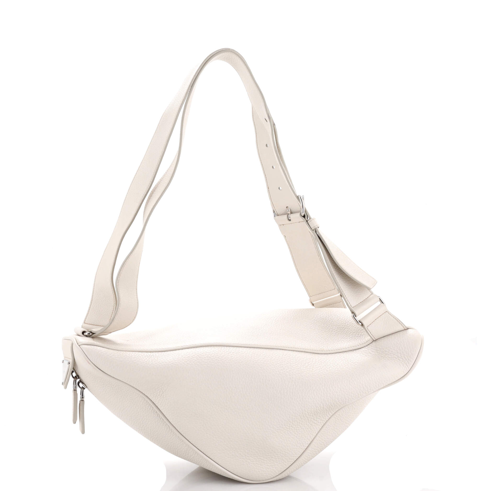 Triangle Zip Backpack Leder