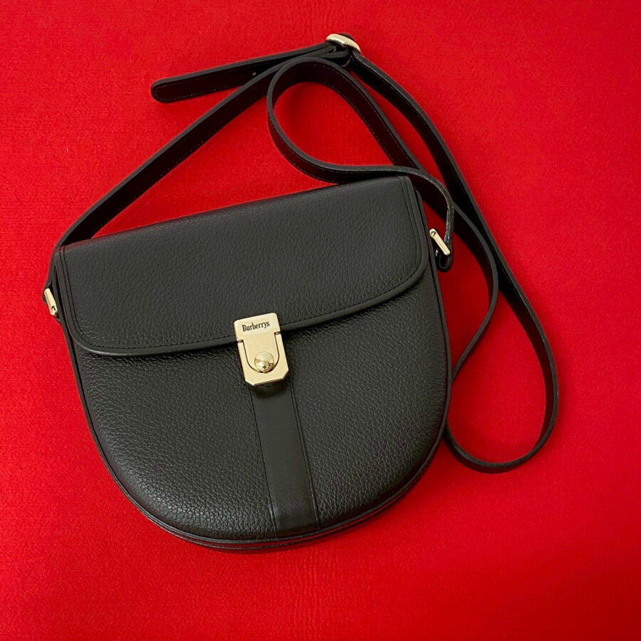 Burberrys Leather Shoulder Bag | Studio Nafay