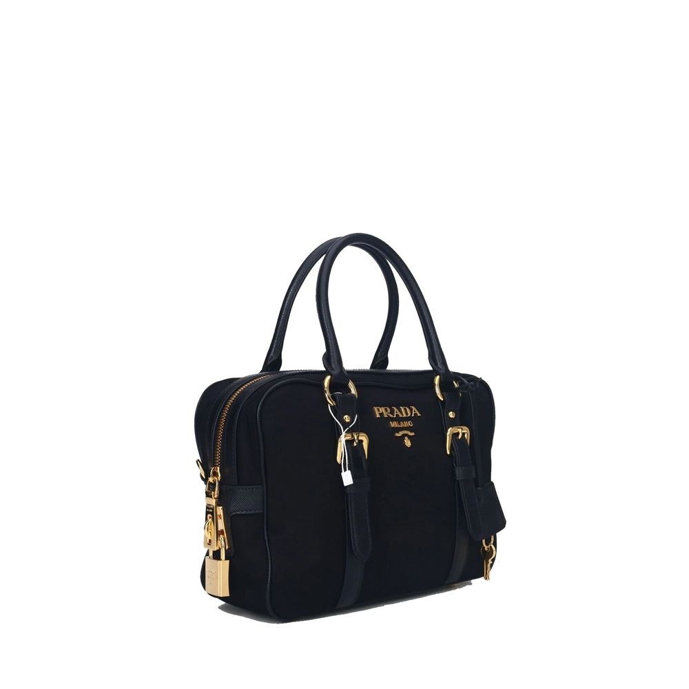Prada Logo Nylon Handtasche mit Henkel