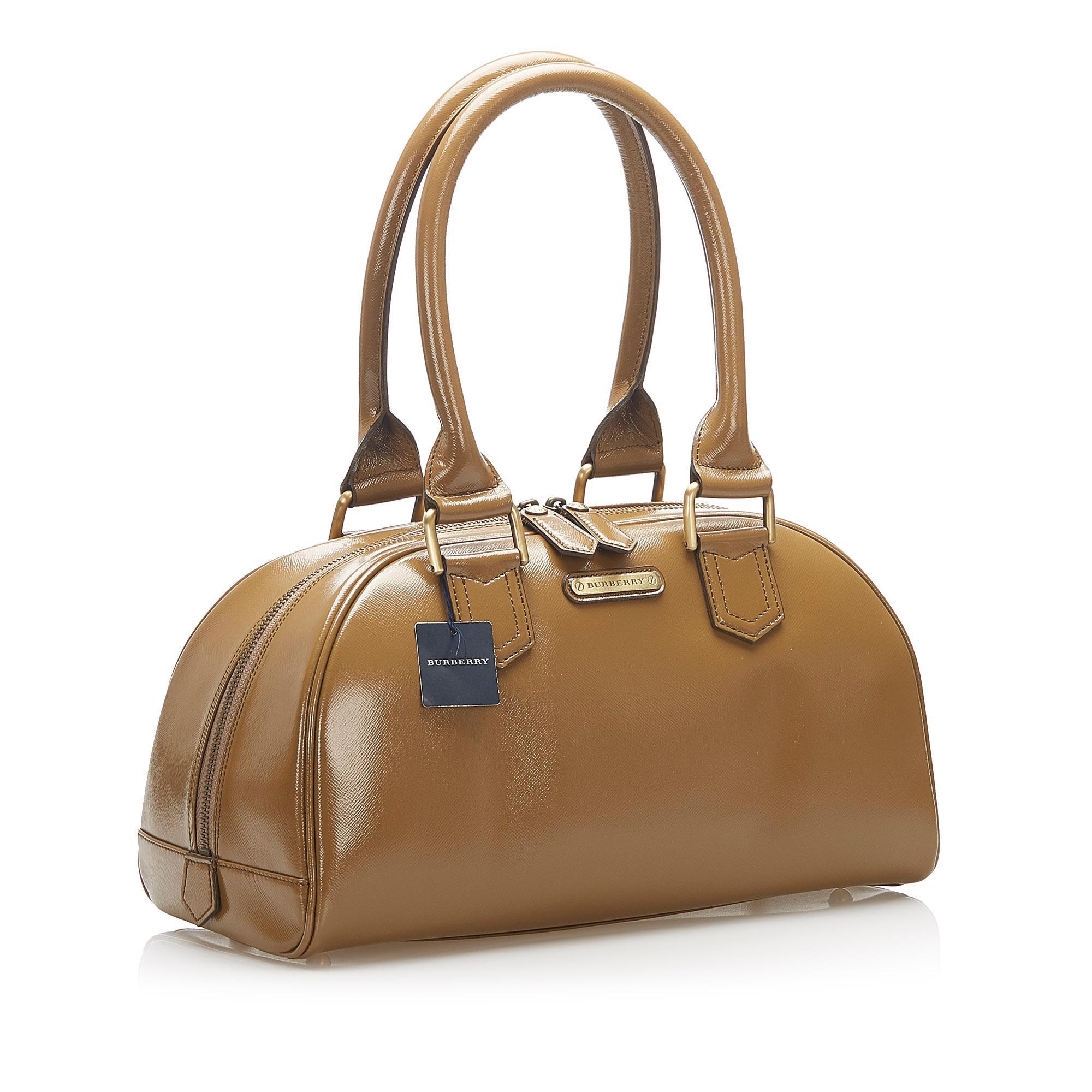 Burberry Leder Handtasche