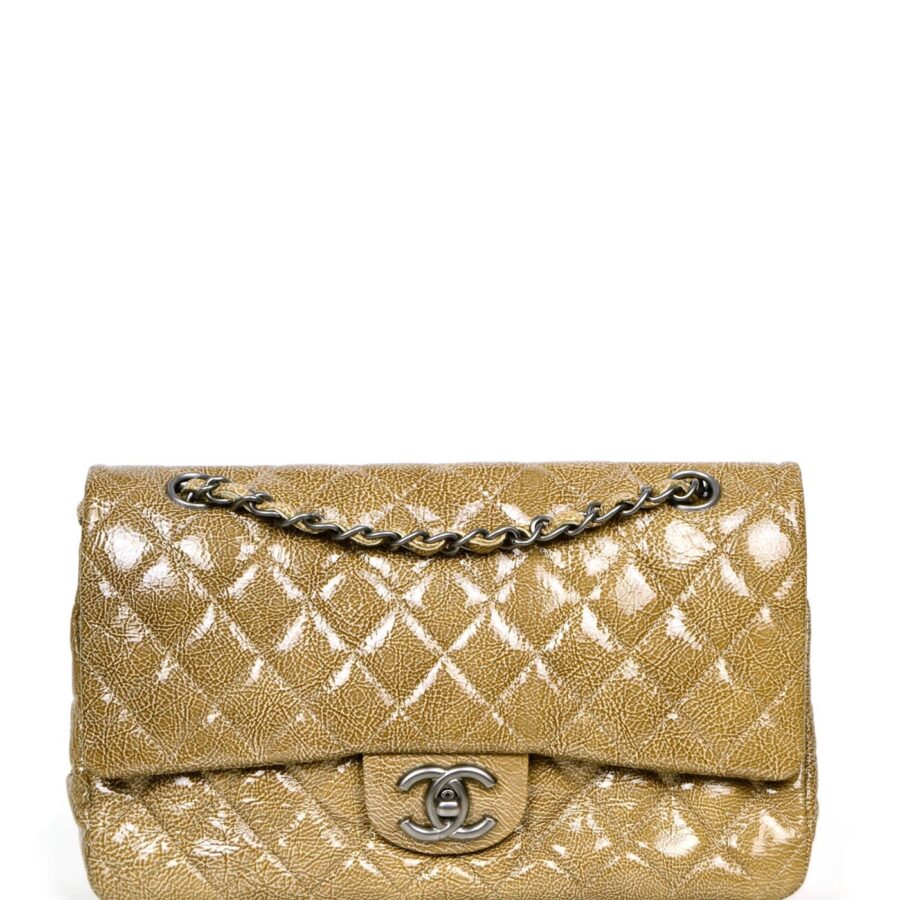 Chanel handbag beige – front view