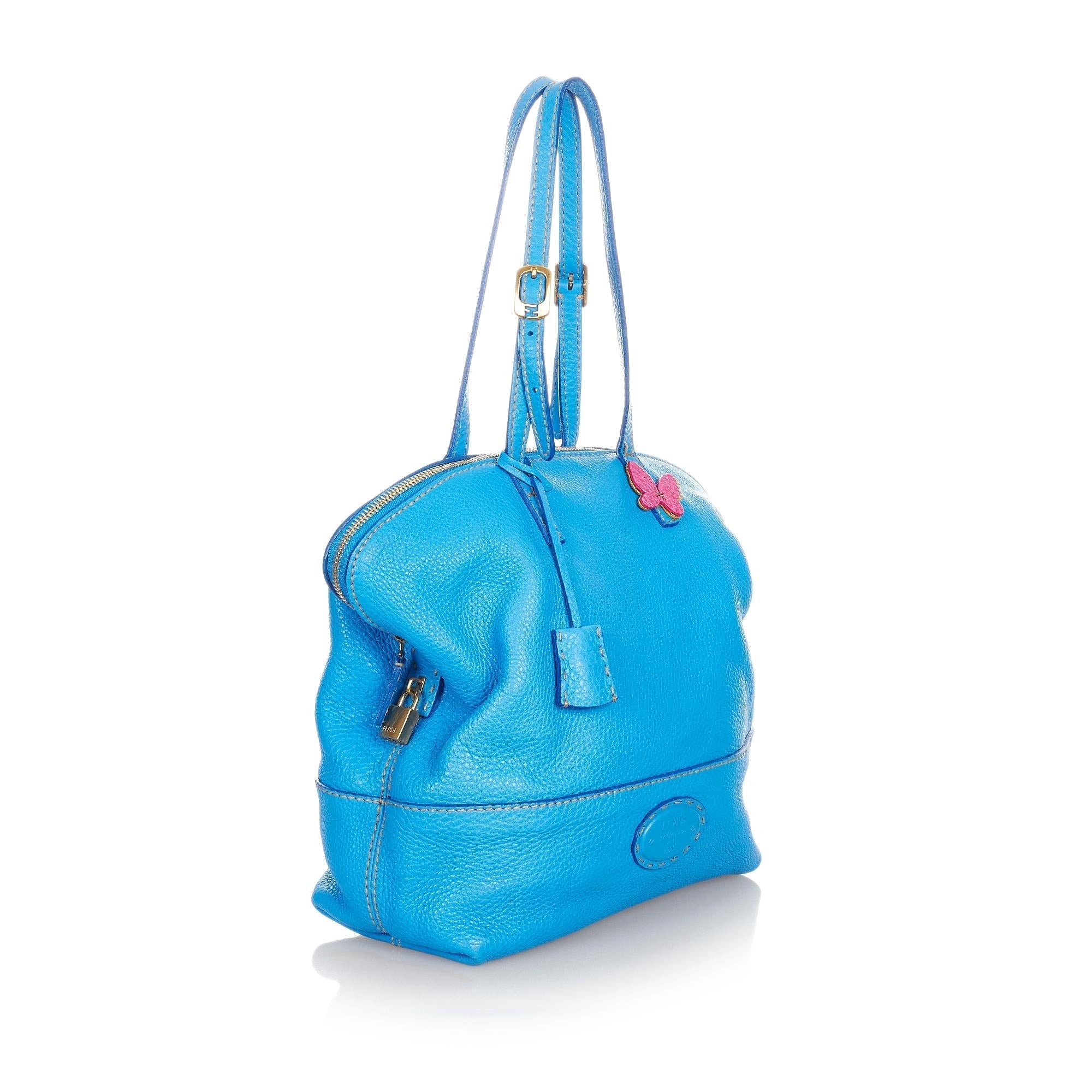 Fendi Selleria 2Bag Leder Umhängetasche