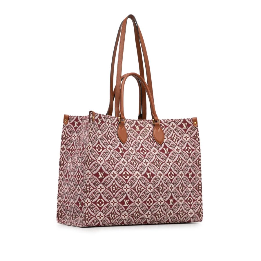Red Louis Vuitton MONOGRAMM Since 1854 Onthego GM Satchel | Studio Nafay