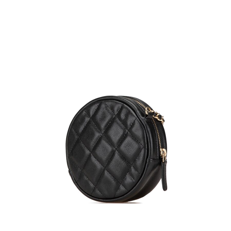 Chanel Clutch black bag – front view