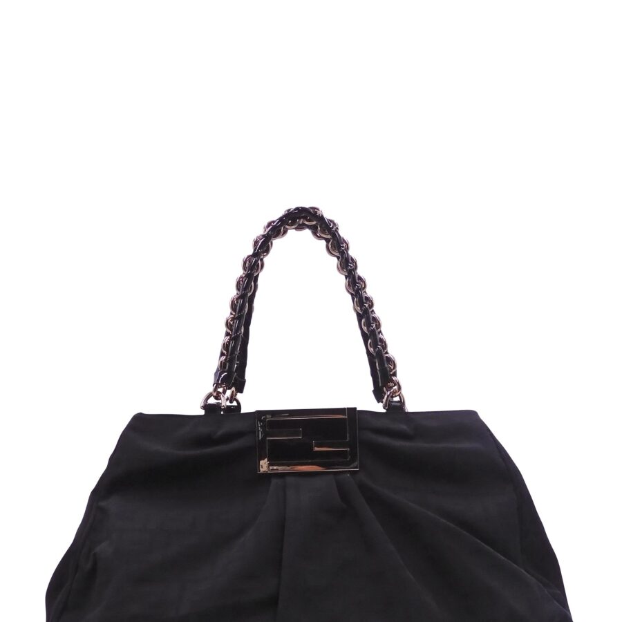 Large Zucca Mia Shoulder Bag Black | Studio Nafay