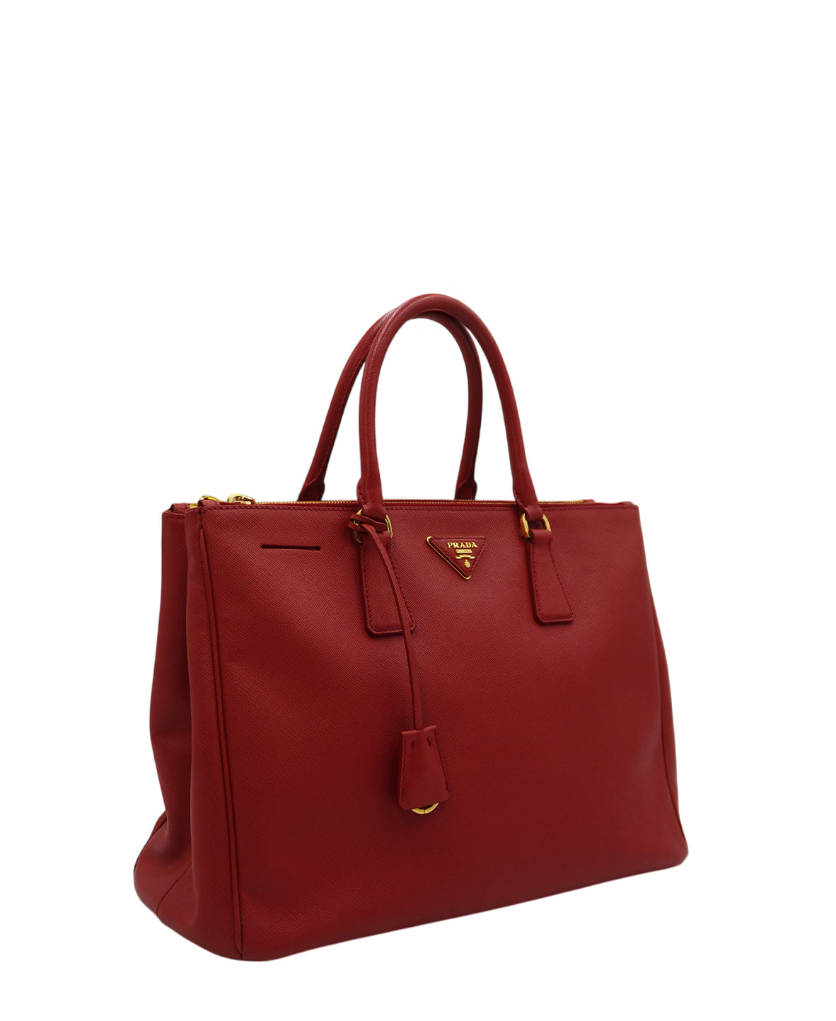 1080 Saffiano Lux Leather Bucket Bag Red - Produktbild 2