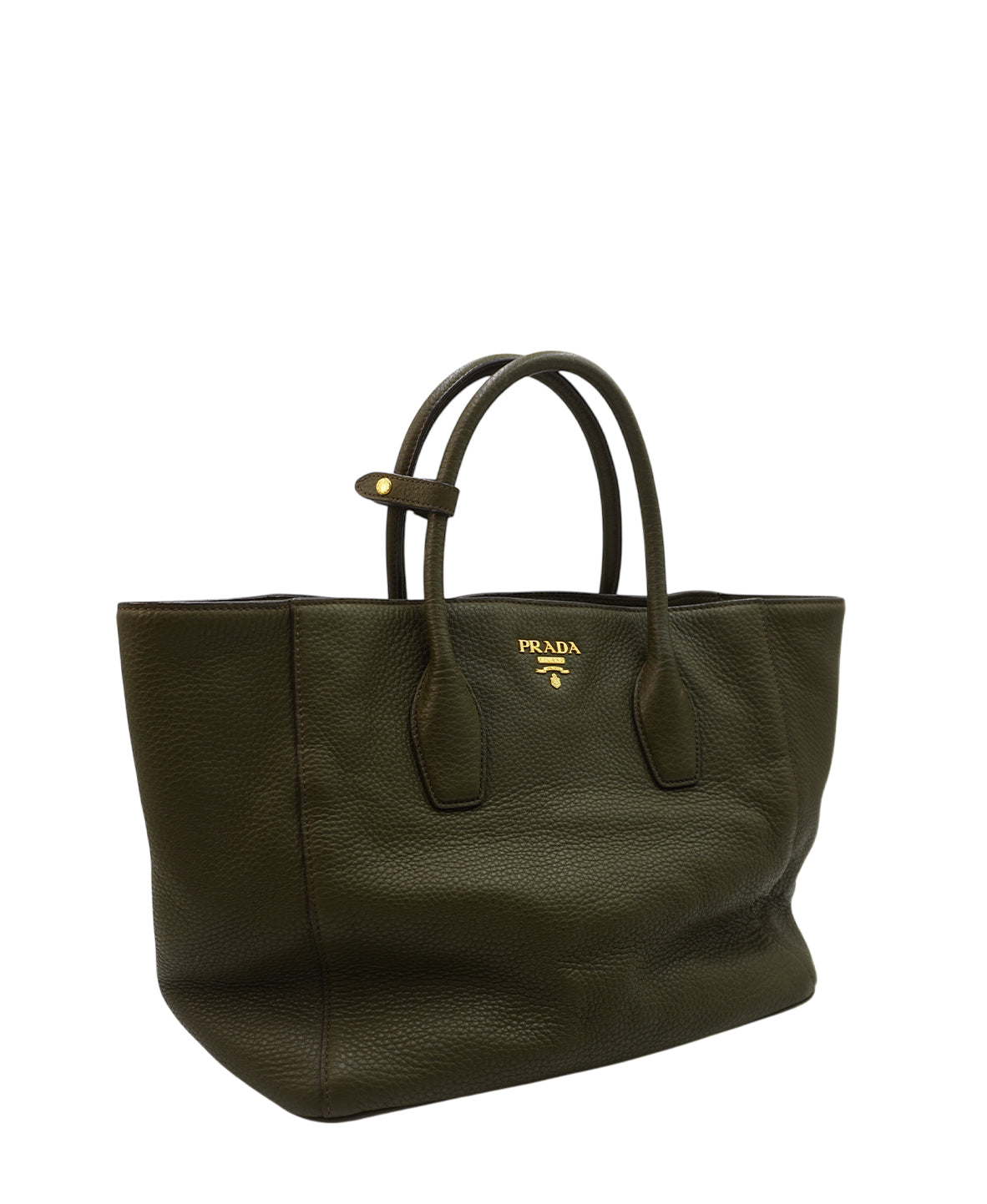 Vitello Daino Leather Tote Green - Produktbild 2