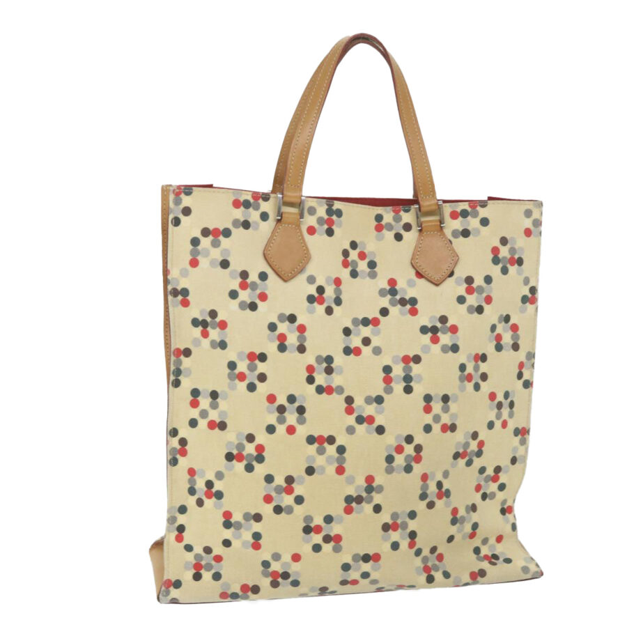 BURBERRY Blue Label Tote Bag Canvas Beige Auth yb423 | Studio Nafay